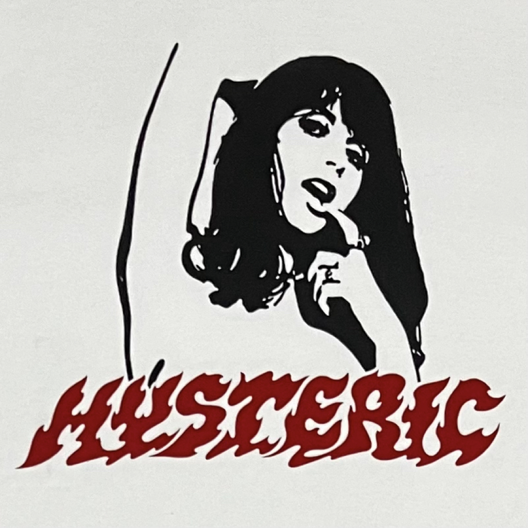 HYSTERIC GLAMOUR FIRE LOGO刺繍パーカー ヒスガール HYSTERIC GLAMOUR FIRE LOGO刺繍パーカー ヒスガール
