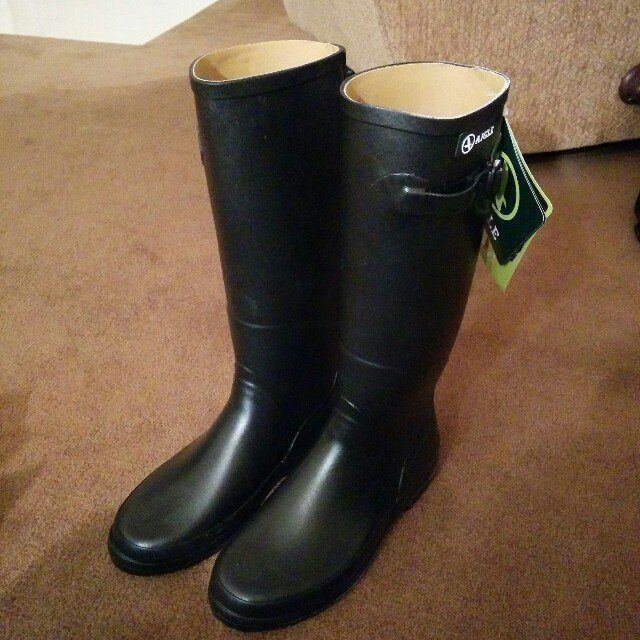 AIGLE レインブーツ 37 ブラック www.termasbryant.com