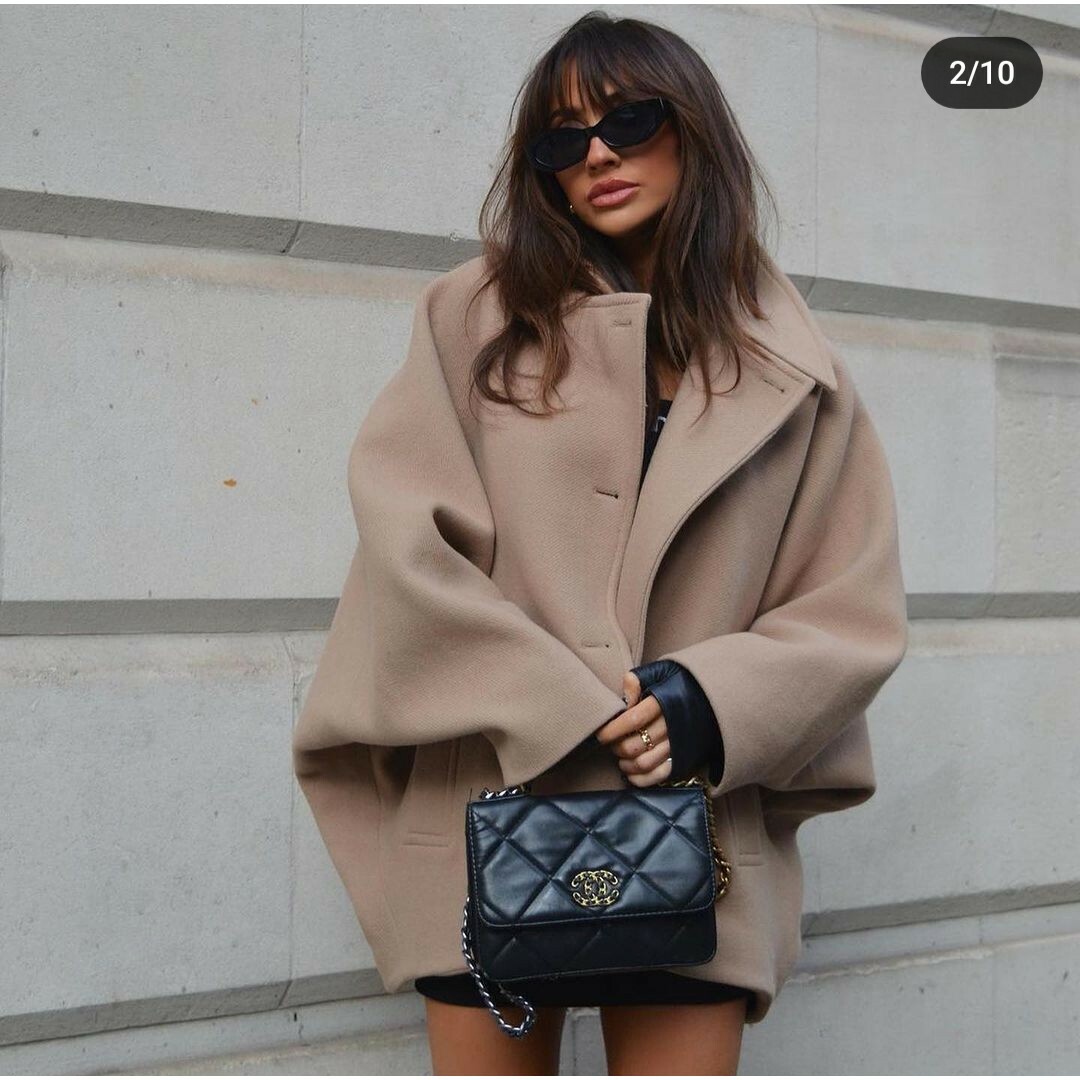 ZARA - ZARA ZW COLLECTION オーバーサイズ ショートコートの ZARA - ZARA ZW COLLECTION オーバーサイズ ショートコートの
