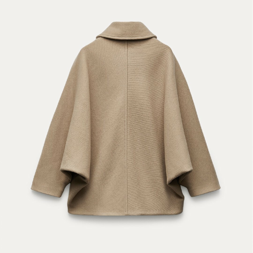 ZARA - ZARA ZW COLLECTION オーバーサイズ ショートコートの ZARA - ZARA ZW COLLECTION オーバーサイズ ショートコートの