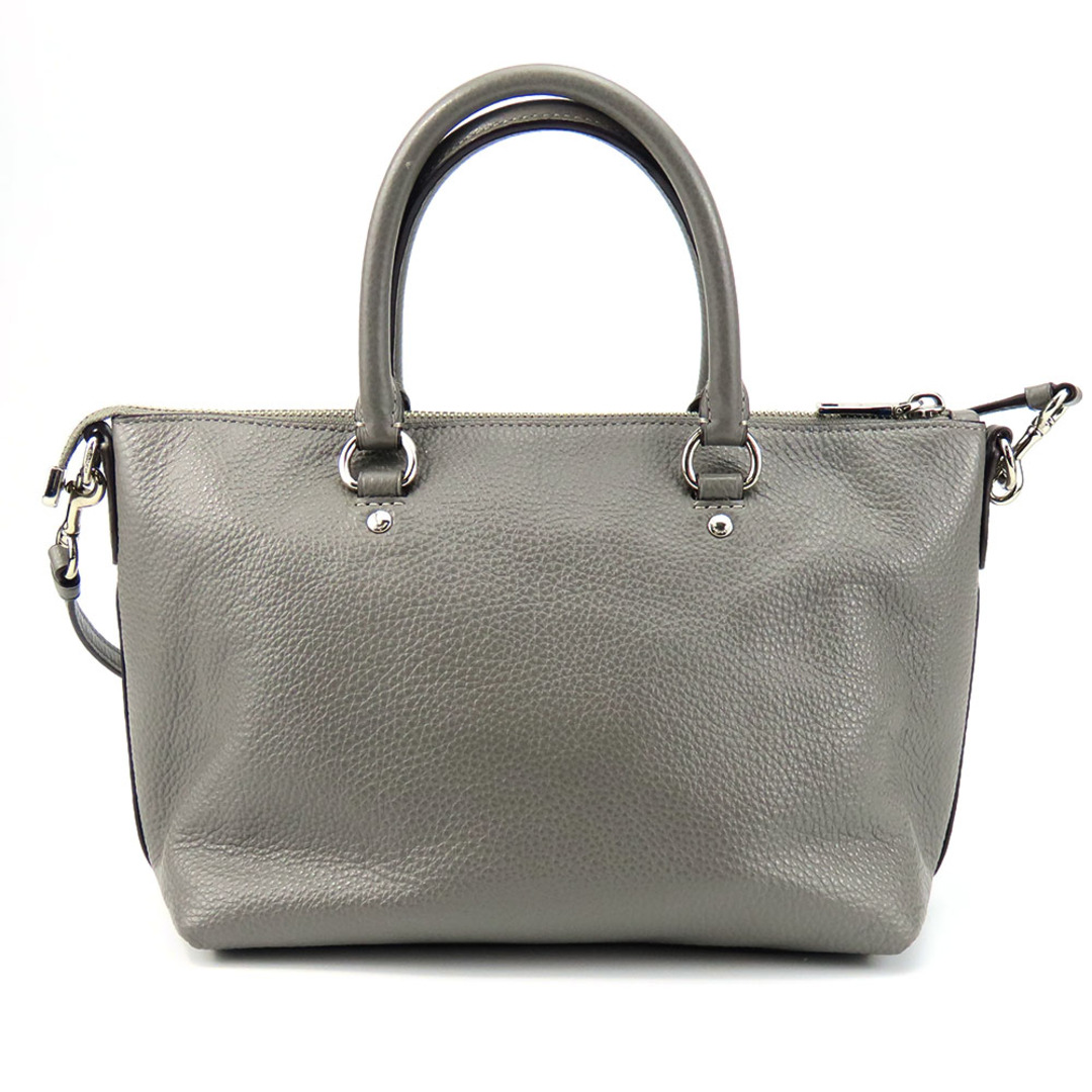 COACH - 【中古】 コーチ ハンドバッグ F31466 レザー グレー COACH - 【中古】 コーチ ハンドバッグ F31466 レザー グレー