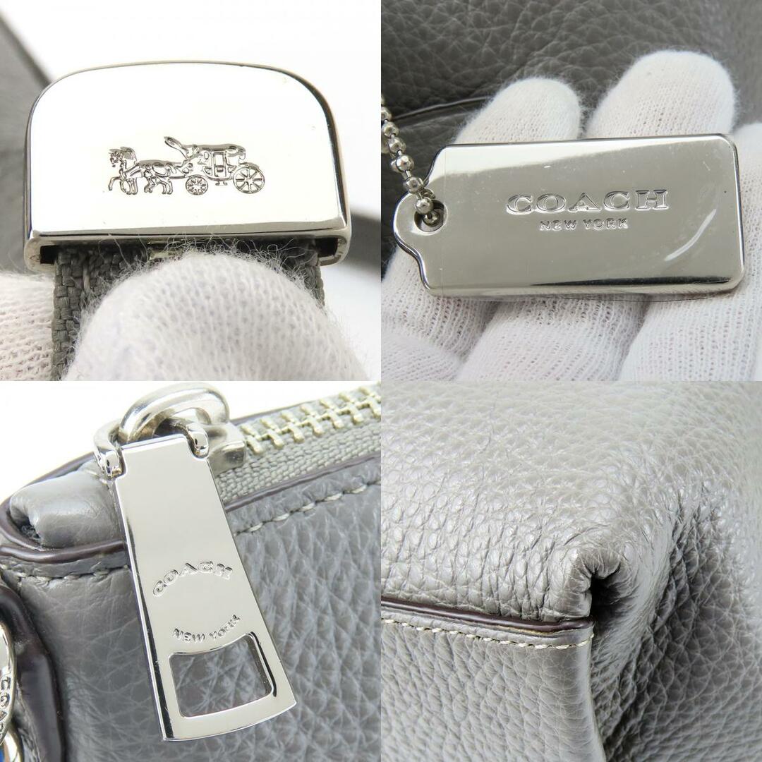 COACH - 【中古】 コーチ ハンドバッグ F31466 レザー グレー COACH - 【中古】 コーチ ハンドバッグ F31466 レザー グレー