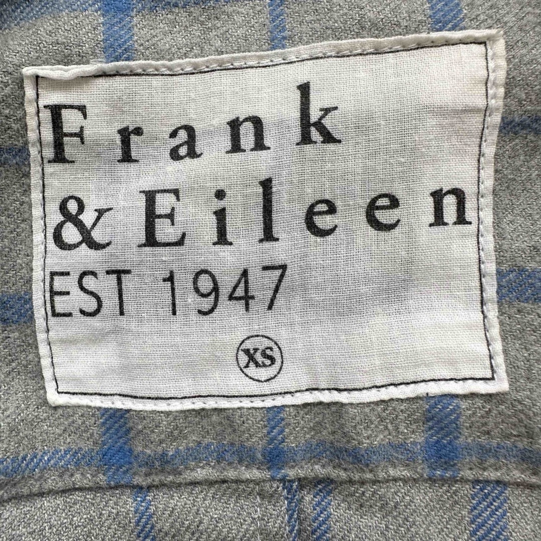 Frank&Eileen】フランクアンドアイリーン XS シャツ 長袖 グレー Frank&Eileen】フランクアンドアイリーン XS シャツ 長袖 グレー