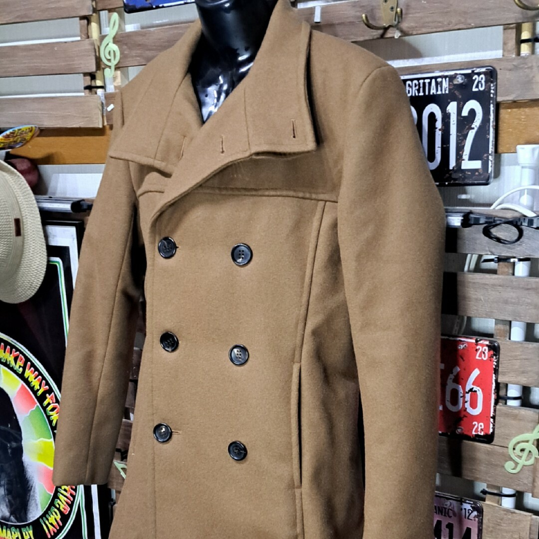 AKM - 定価11.8万 AKM カシミヤ混 ロングPコート ロープコート AKM - 定価11.8万 AKM カシミヤ混 ロングPコート ロープコート