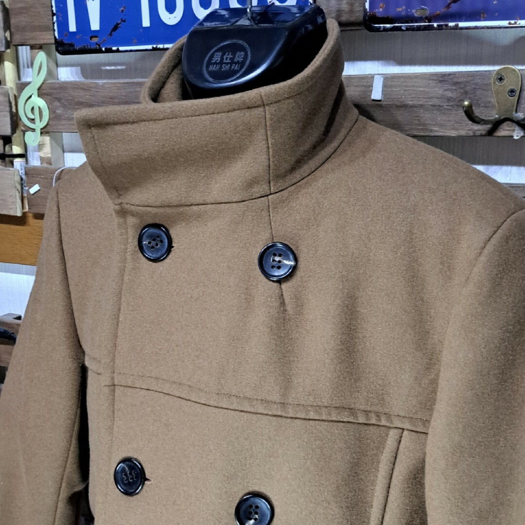 AKM - 定価11.8万 AKM カシミヤ混 ロングPコート ロープコート AKM - 定価11.8万 AKM カシミヤ混 ロングPコート ロープコート