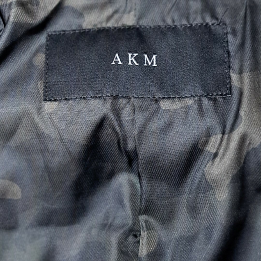 AKM - 定価11.8万 AKM カシミヤ混 ロングPコート ロープコート AKM - 定価11.8万 AKM カシミヤ混 ロングPコート ロープコート