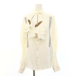 トーガ プルラ Silk embroidery ブラウス シャツ 前開き 長袖(シャツ/ブラウス(長袖/七分))