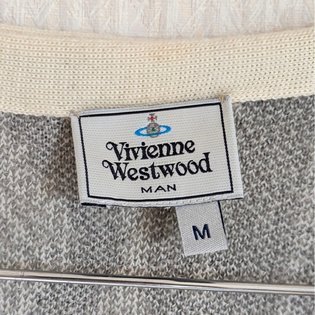vivienne westwood スクイグル モヘヤ Vネック カーディガン vivienne westwood スクイグル モヘヤ Vネック カーディガン