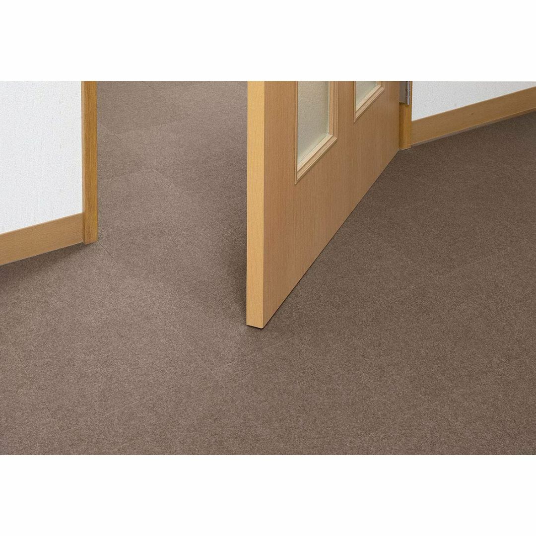 吸着タイルカーペット ブラウン 30x30cm 20枚組 吸着タイルカーペット ブラウン 30x30cm 20枚組