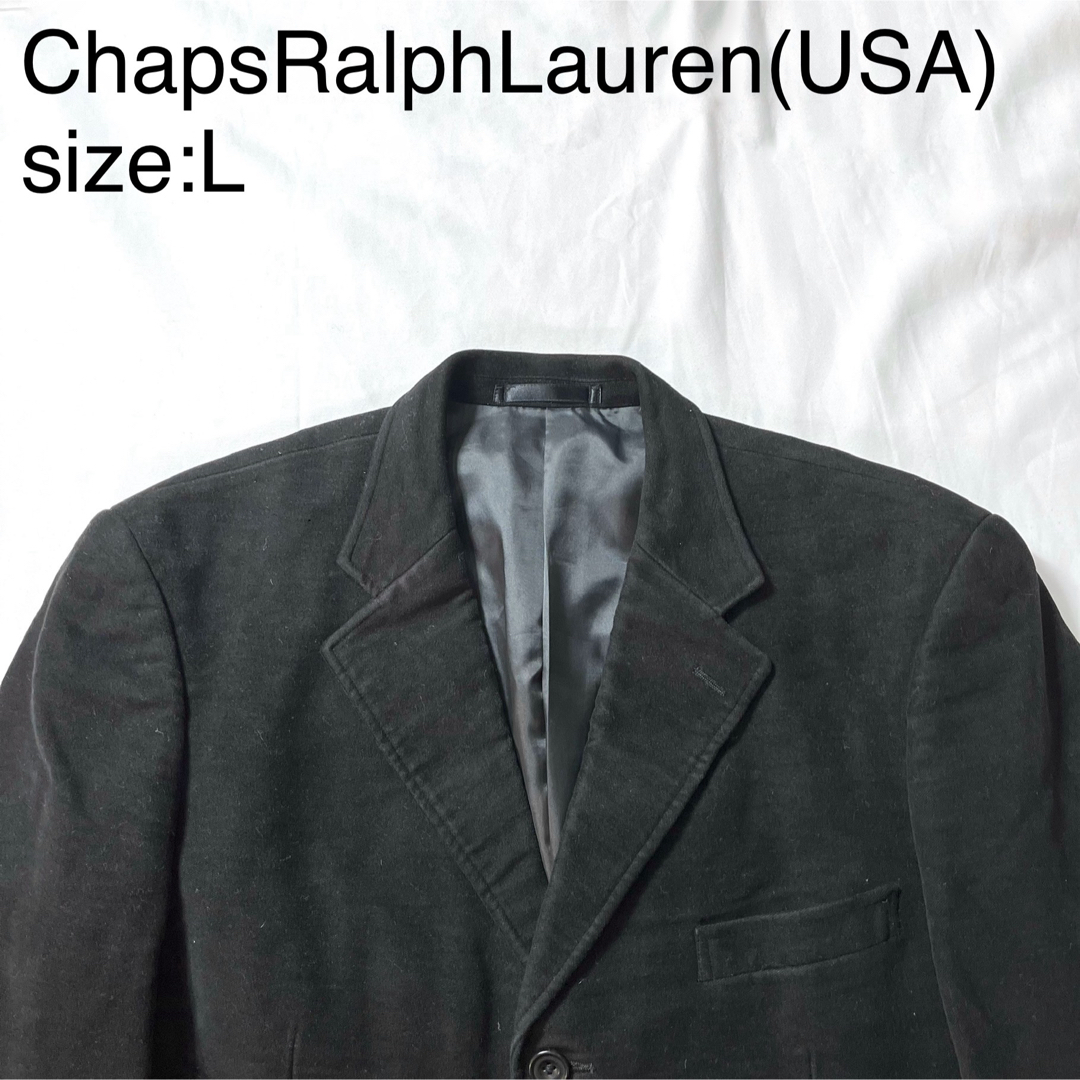 ChapsRalphLauren(USA)ビンテージベロアテイラードジャケット ChapsRalphLauren(USA)ビンテージベロアテイラードジャケット