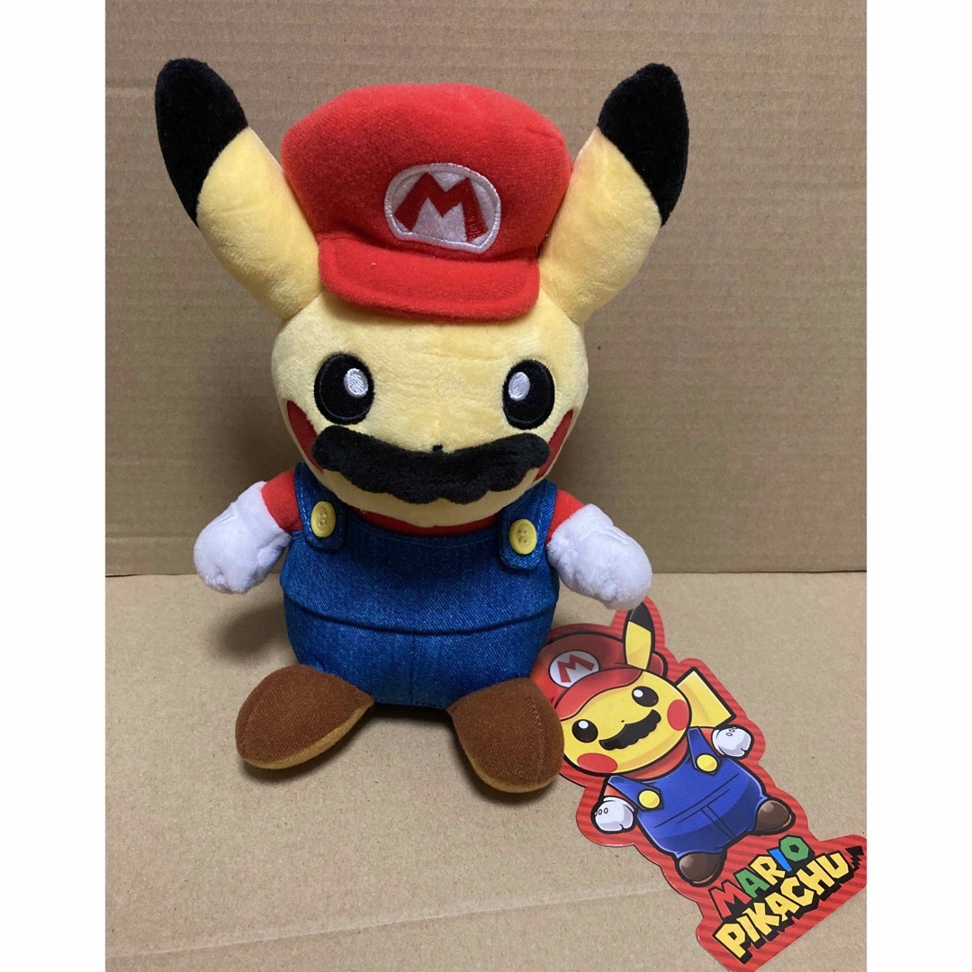 ポケモン - 【激レア品】マリオピカチュウぬいぐるみの通販 by ポケモン - 【激レア品】マリオピカチュウぬいぐるみの通販 by