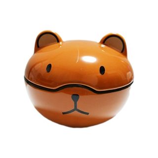 フェリシモ(FELISSIMO)の【新品・未使用】ママクマのどんぶり　キャンディボックス　小物入れ　陶器　送料込み(キャラクターグッズ)