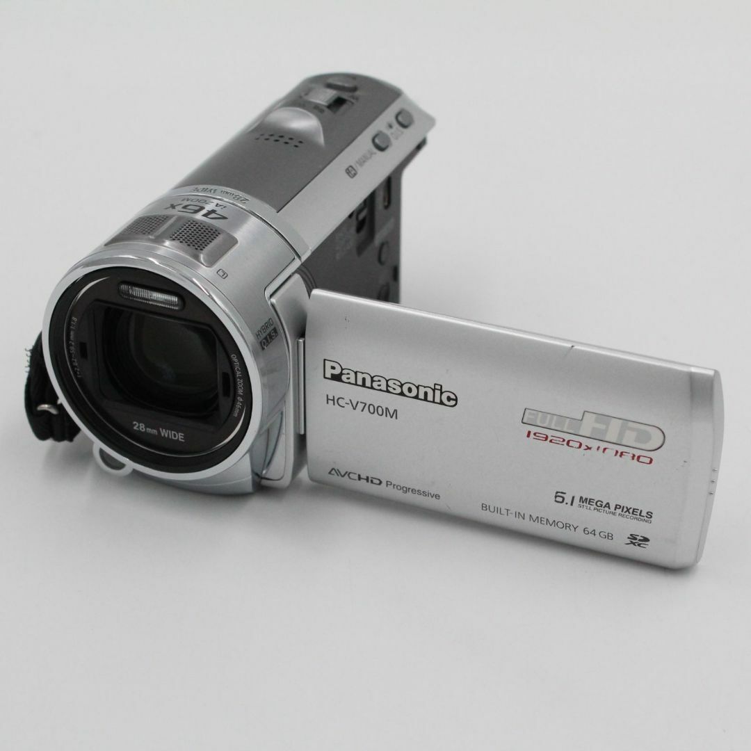 Panasonic HC-V700M ビデオカメラ シルバー ビデオカメラ Panasonic HC-V700M ビデオカメラ シルバー ビデオカメラ