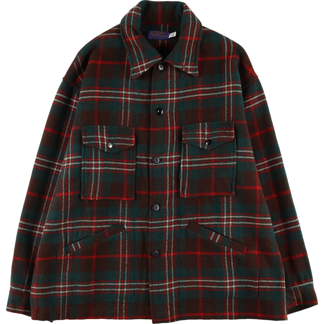 PENDLETON - 古着 70年代 ペンドルトン PENDLETON チェック柄 PENDLETON - 古着 70年代 ペンドルトン PENDLETON チェック柄