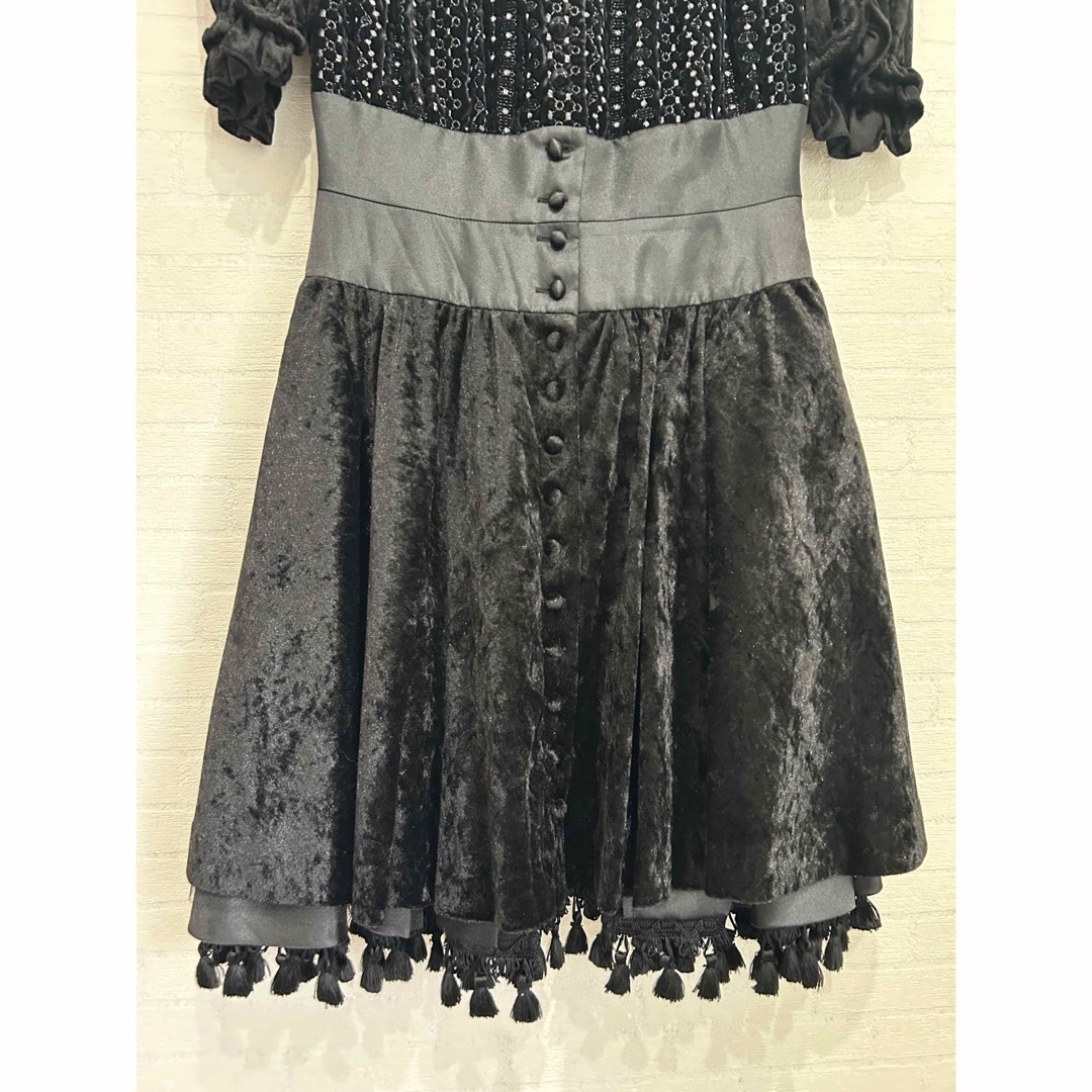 alice auaa - オ2 美品 アリスアウアア ワンピース ベロア 3 の alice auaa - オ2 美品 アリスアウアア ワンピース ベロア 3 の