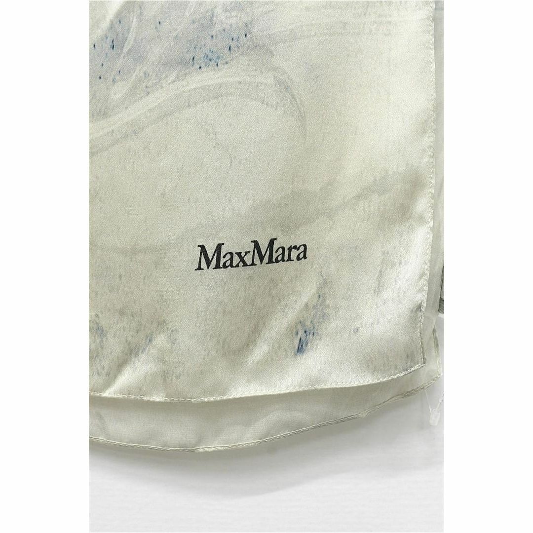 HGA-X376/美品 白タグ MaxMara 大判スカーフ シルク イタリア製 HGA-X376/美品 白タグ MaxMara 大判スカーフ シルク イタリア製