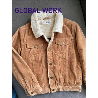 グローバルワーク(GLOBAL WORK)のGLOBAL WORK デニム風コーデゥロイジャケット  ボアジャケット(ジャケット/上着)