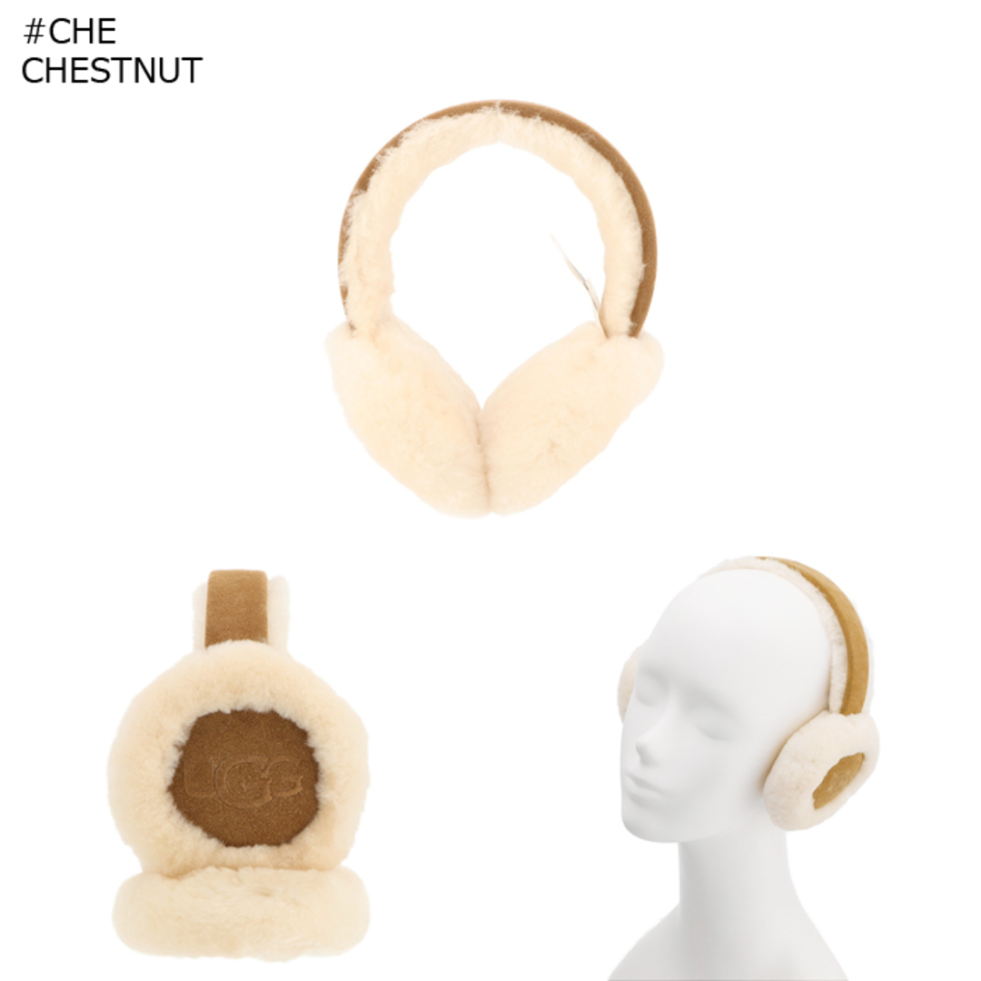 UGG - アグ UGG イヤーマフ SHEEPSKIN EMBROIDERY EARMUFF 耳 UGG - アグ UGG イヤーマフ SHEEPSKIN EMBROIDERY EARMUFF 耳
