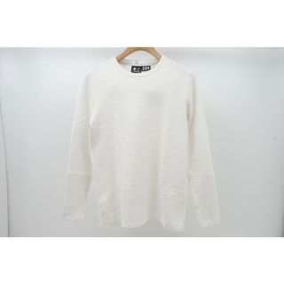 coco 中古 デサントゴルフ DESCENTE GOLF メンズ ニット M 白 ホワイト 長袖クルーネック ドット(ウエア)