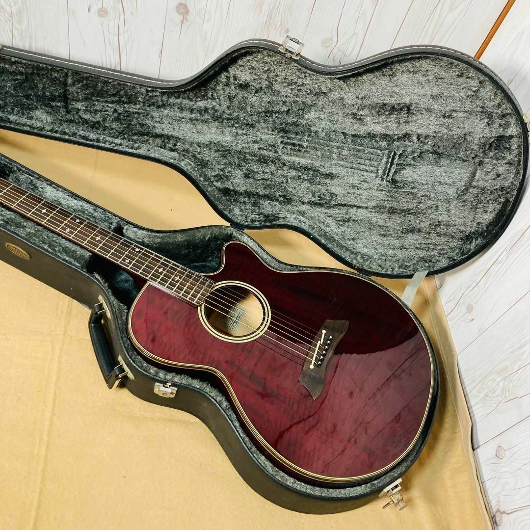 Takamine - 希少 美品 Takamine エレアコ NPT-110 ワインレッド Takamine - 希少 美品 Takamine エレアコ NPT-110 ワインレッド