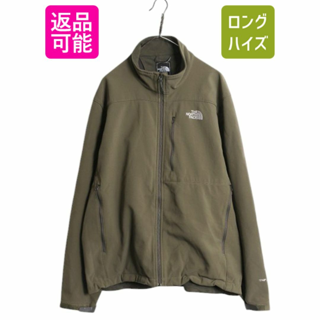 高評価レビュー APEX ノースフェイス US企画 ソフトシェル XL メンズ ジャケット フリース