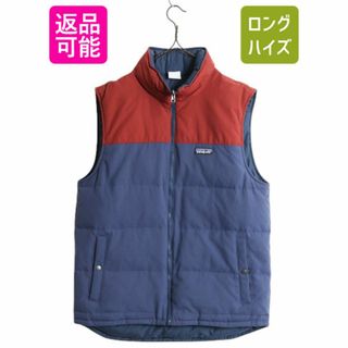 patagonia - 2014年 パタゴニア FA14 ビビー ダウンベスト 紺 赤 patagonia - 2014年 パタゴニア FA14 ビビー ダウンベスト 紺 赤