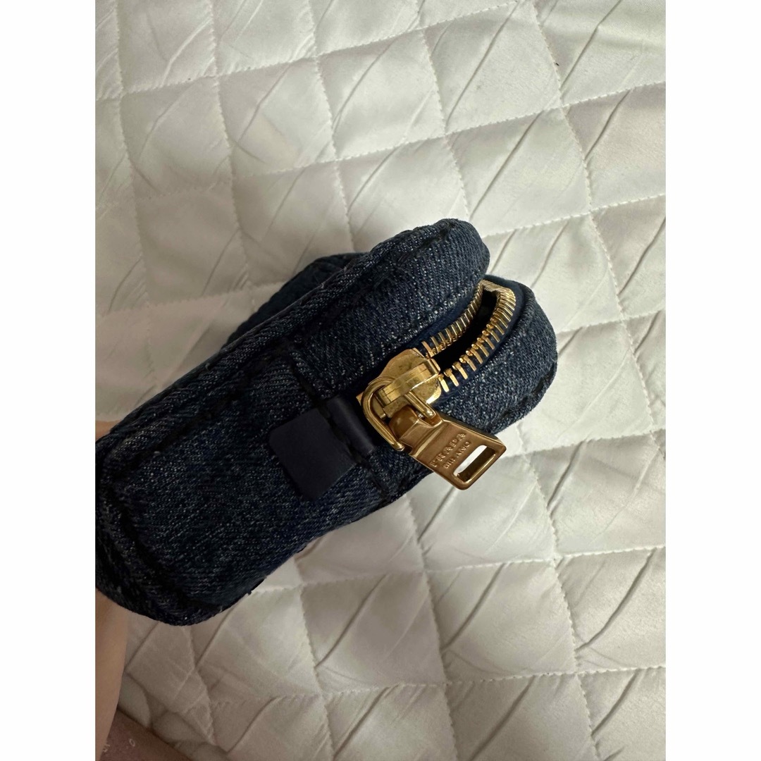 ✨極美品✨PRADA プラダ デニム 三角ロゴ ポーチ ✨極美品✨PRADA プラダ デニム 三角ロゴ ポーチ