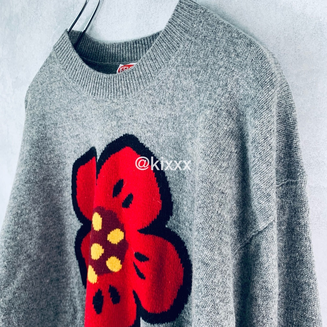 Kenzo Boke Flower Sweater Grey セーター グレー Kenzo Boke Flower Sweater Grey セーター グレー