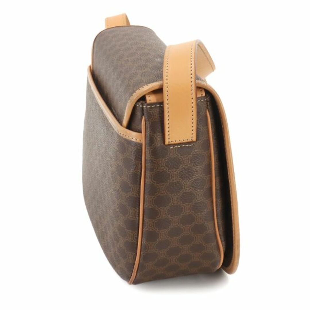 CELINE】ショルダーバッグ サークルロゴ金具 マカダム柄 PVC CELINE】ショルダーバッグ サークルロゴ金具 マカダム柄 PVC