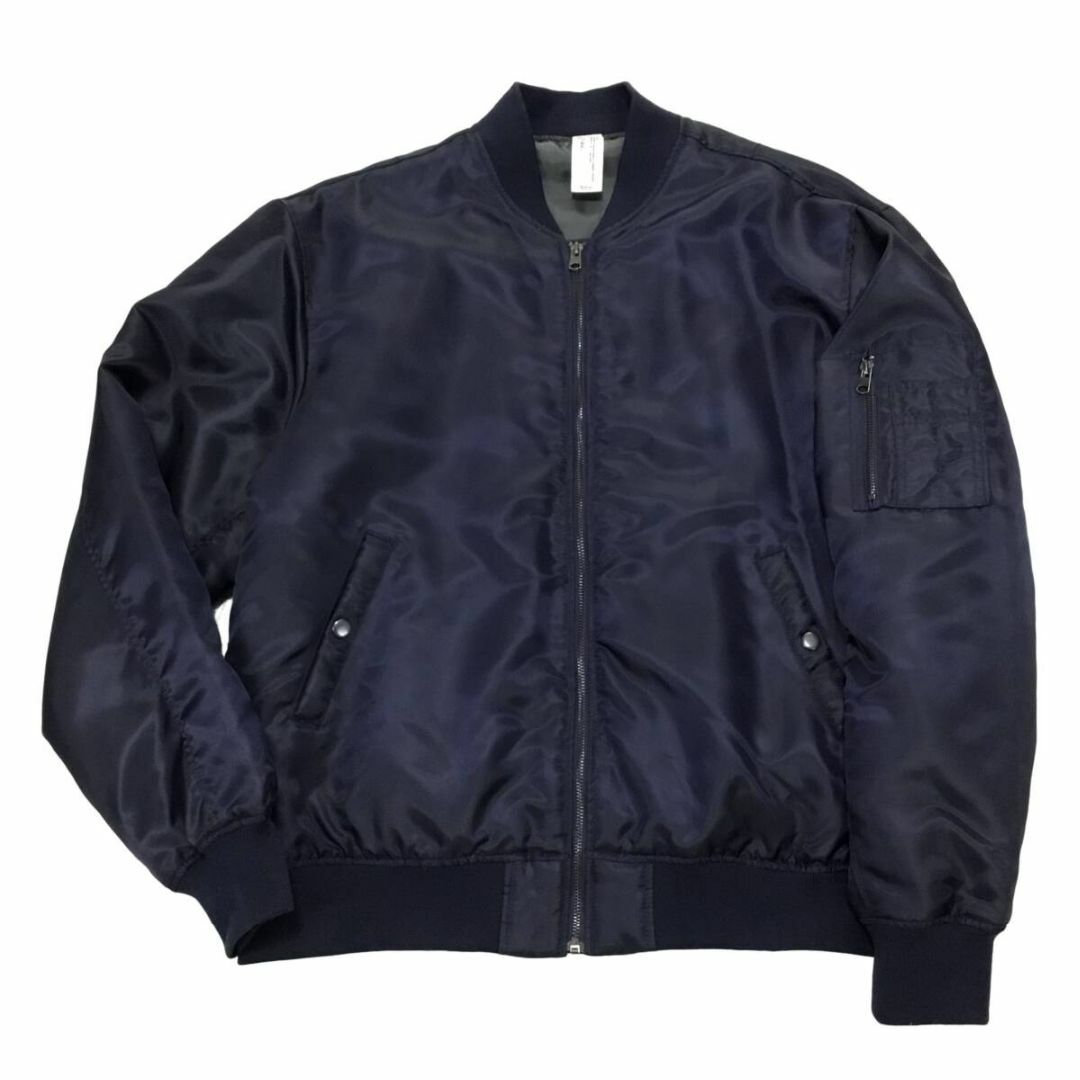 引越し値下げ】Acne きく ブルゾン MA-1 ネイビー 引越し値下げ】Acne きく ブルゾン MA-1 ネイビー