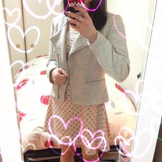 エイチアンドエム(H&M)のH&M 春ツイードライダース(ライダースジャケット)