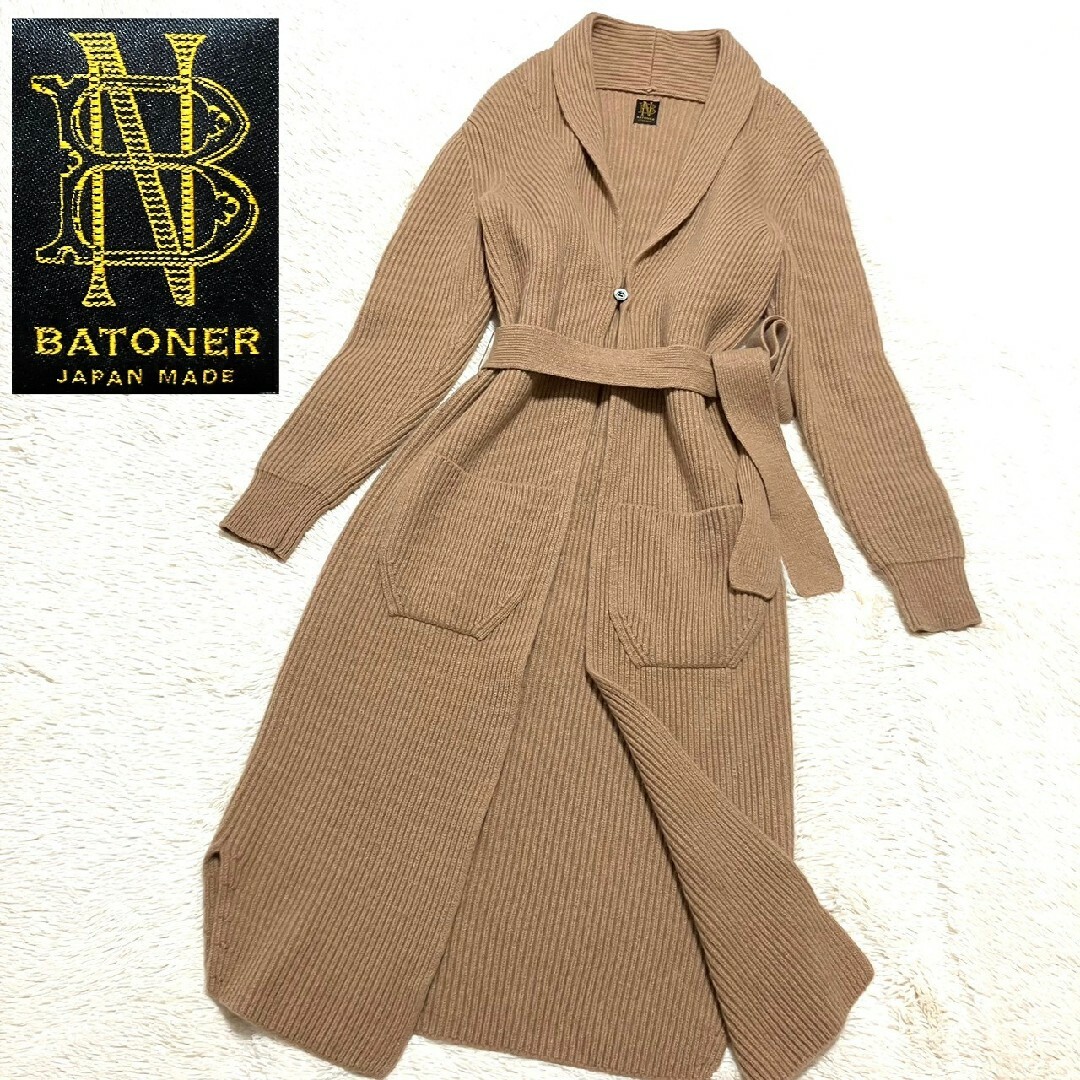 BATONER - ✦美品✦ BATONER バトナー ローゲージ ニット BATONER - ✦美品✦ BATONER バトナー ローゲージ ニット