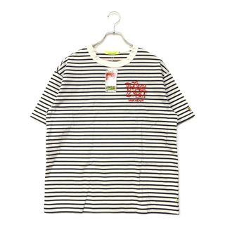 ビバハート(VIVA HEART)のcoco 未使用品 ビバハート VIVA HEART メンズ 半袖Ｔシャツ 50(L) 白×紺 トム＆ジェリー クルーネック ボーダー(ウエア)