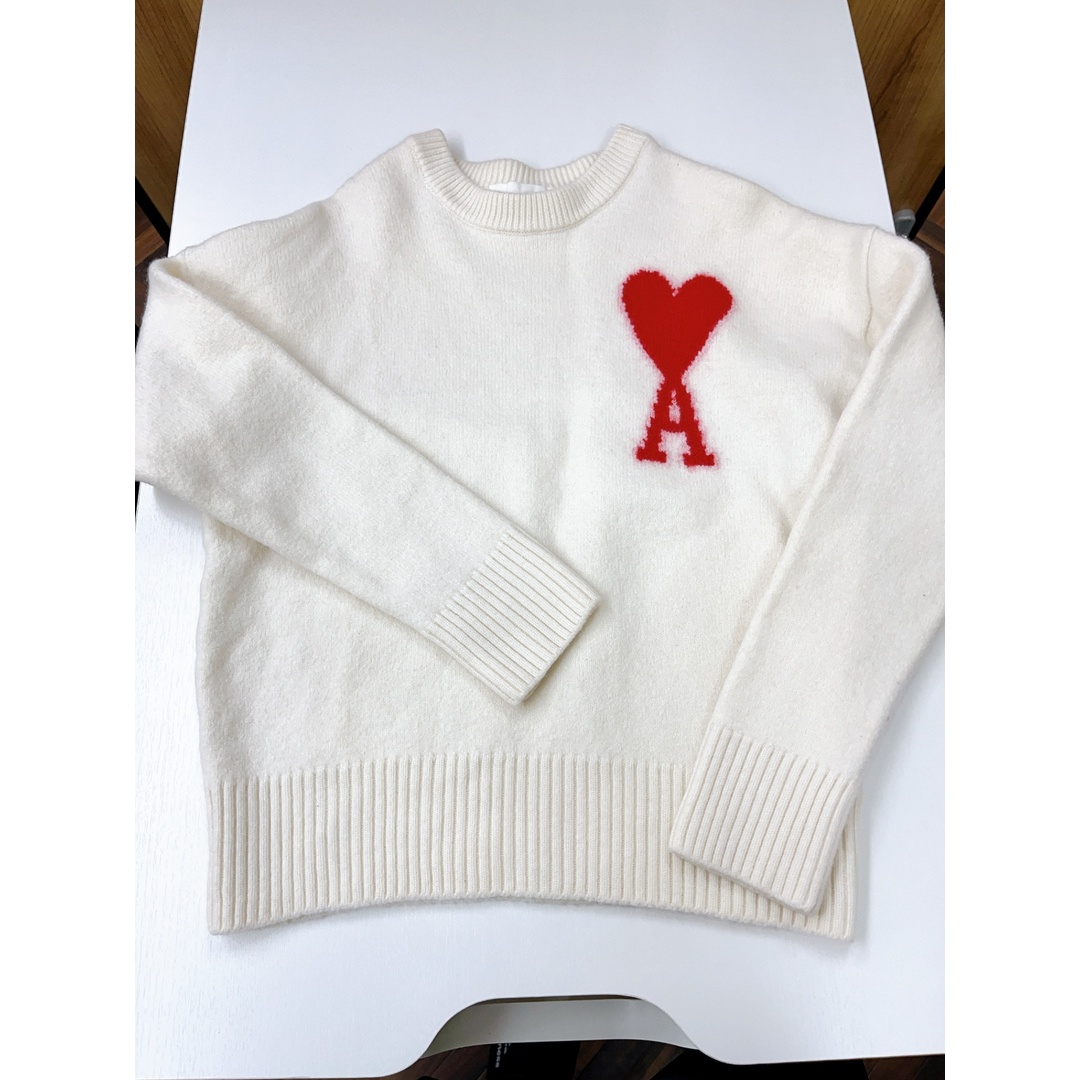 ami paris ニット セーター ホワイト ハイネック とか Lサイズ ami paris ニット セーター ホワイト ハイネック とか Lサイズ