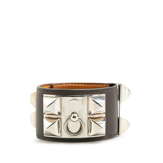 HERMES - エルメス Touareg トゥアレグ民族柄シルバーバングル HERMES - エルメス Touareg トゥアレグ民族柄シルバーバングル