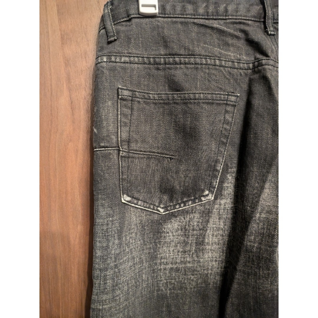 DIOR HOMME - エディ期 DIOR HOMME 爪痕 ブラック デニム パンツ DIOR HOMME - エディ期 DIOR HOMME 爪痕 ブラック デニム パンツ