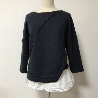 プラステ(PLST)の美品★PLST★レイヤード風トップス★(カットソー(長袖/七分))