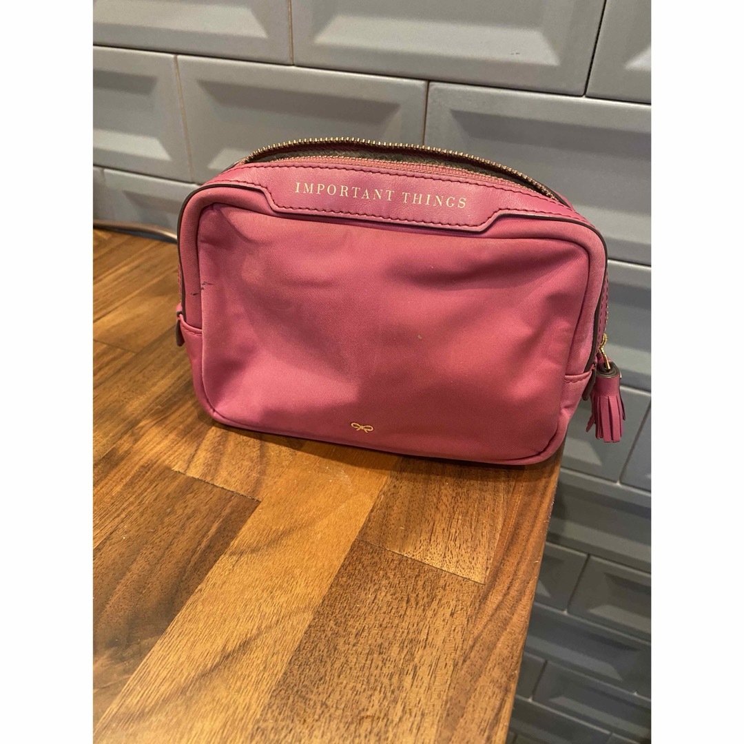 ANYA HINDMARCH アニヤ ハインドマーチ ポーチ セール】ANYA HINDMARCH FROG ZIP POUCH アニヤハインドマーチ