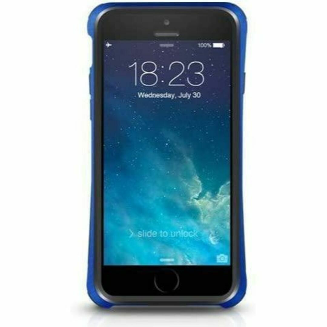 ★Macally iPhone 6 バンパーケース IRONP6 (Blue) スマホ/家電/カメラのスマホアクセサリー(iPhoneケース)の商品写真