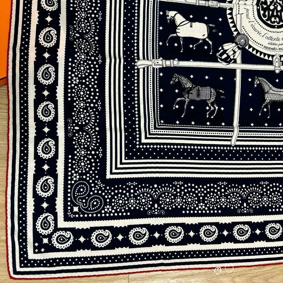 HERMESエルメス カレジェアン140 馬着 バンダナ柄 カシシル スカーフ HERMESエルメス カレジェアン140 馬着 バンダナ柄 カシシル スカーフ