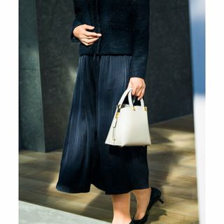 ロペ(ROPE’)の【ネイビー（40）】ワッシャープリーツスカート(ロングスカート)