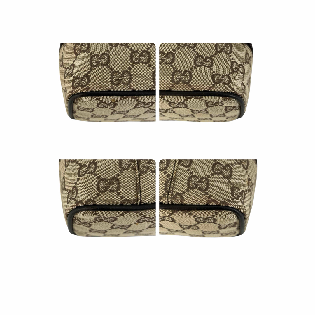 GUCCI - グッチ 巾着 バニティバッグ GGキャンバス アクセサリー GUCCI - グッチ 巾着 バニティバッグ GGキャンバス アクセサリー