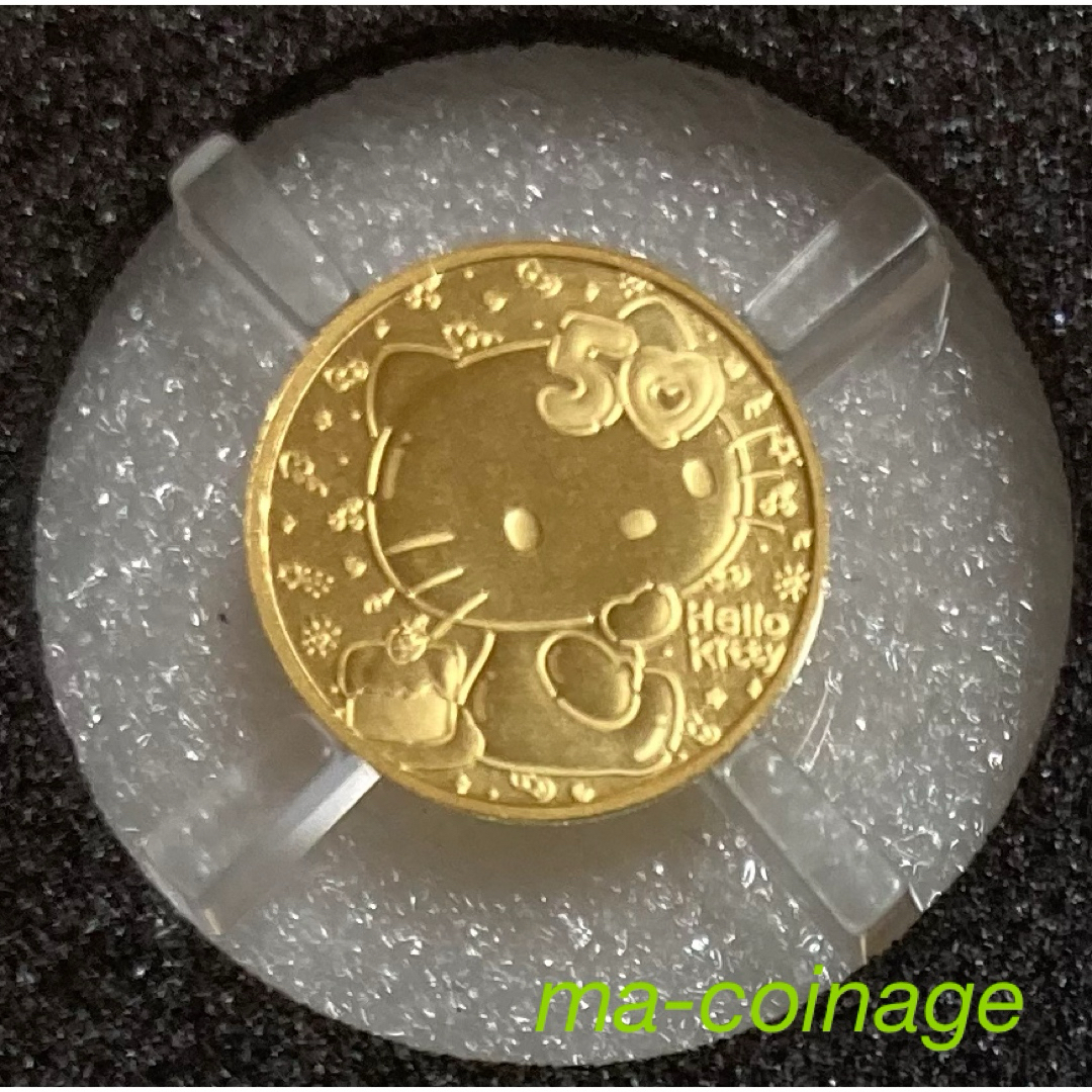 2024 フランス ハローキティ50周年記念 5ユーロ金貨プルーフ 2024 フランス ハローキティ50周年記念 5ユーロ金貨プルーフ