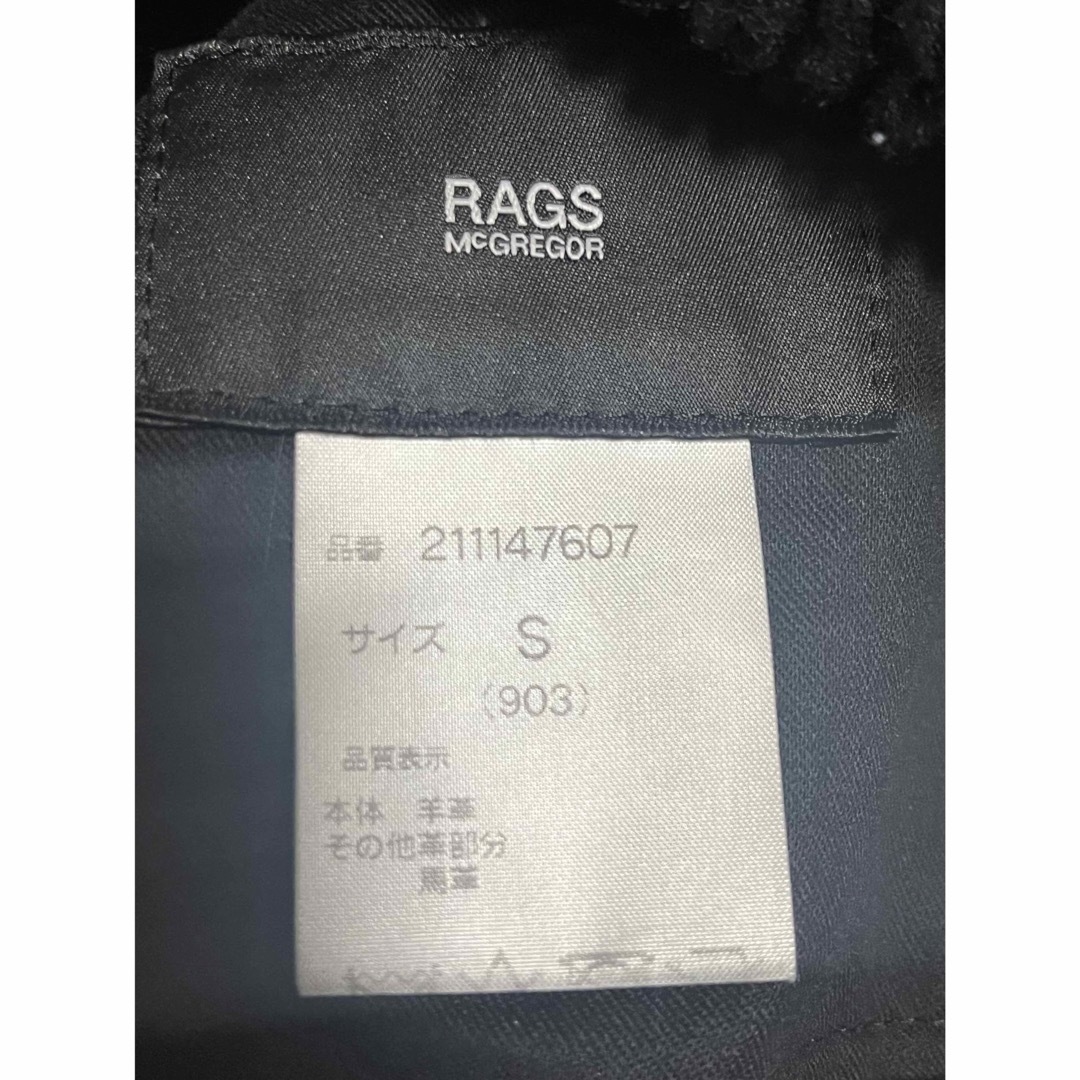 ラグスマックレガー B-3 ムートンレザージャケット Rags ラグスマックレガー B-3 ムートンレザージャケット Rags