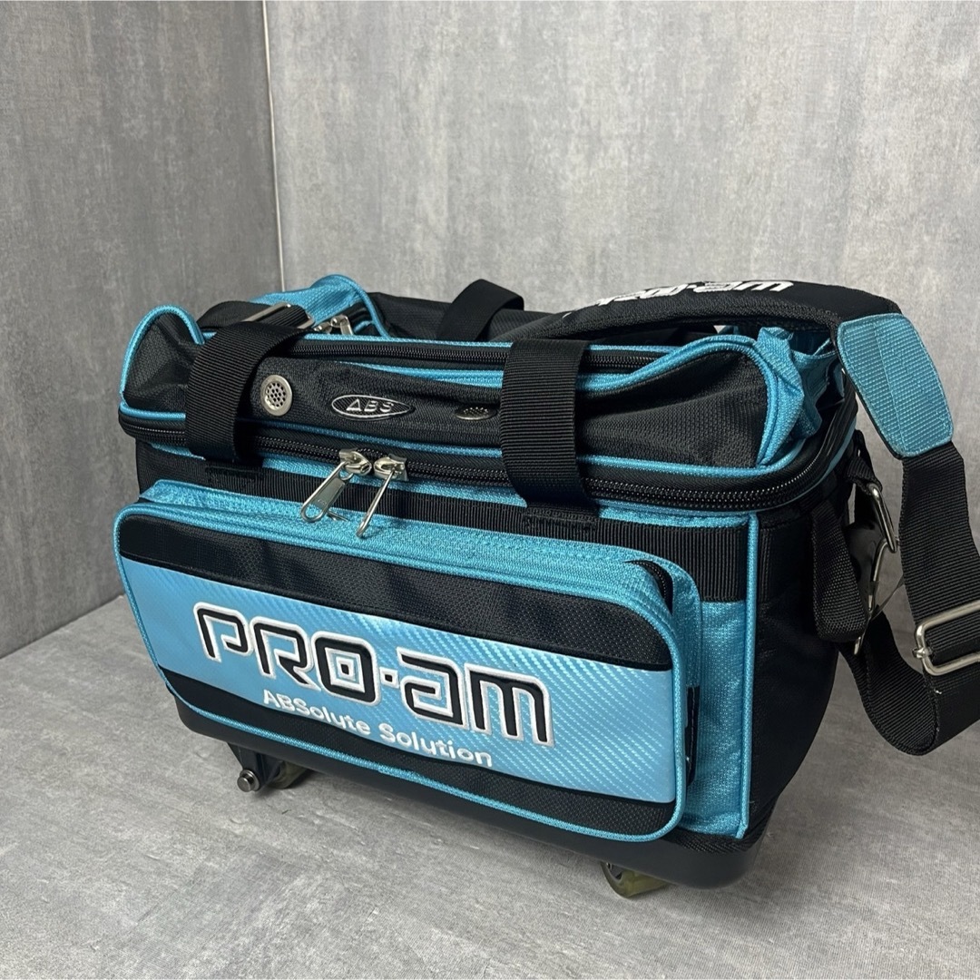 PRO-AM ボウリング用バッグ ボール2個用 キャスター付き PRO-AM ボウリング用バッグ ボール2個用 キャスター付き