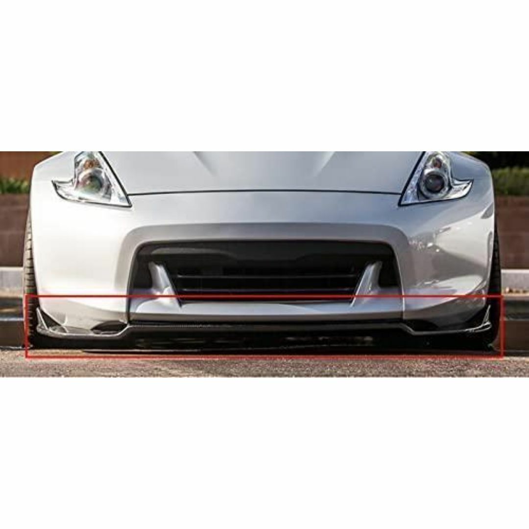 カーボン調 日産 フェアレディZ34 370Z フロントリップ カーボン調 日産 フェアレディZ34 370Z フロントリップ