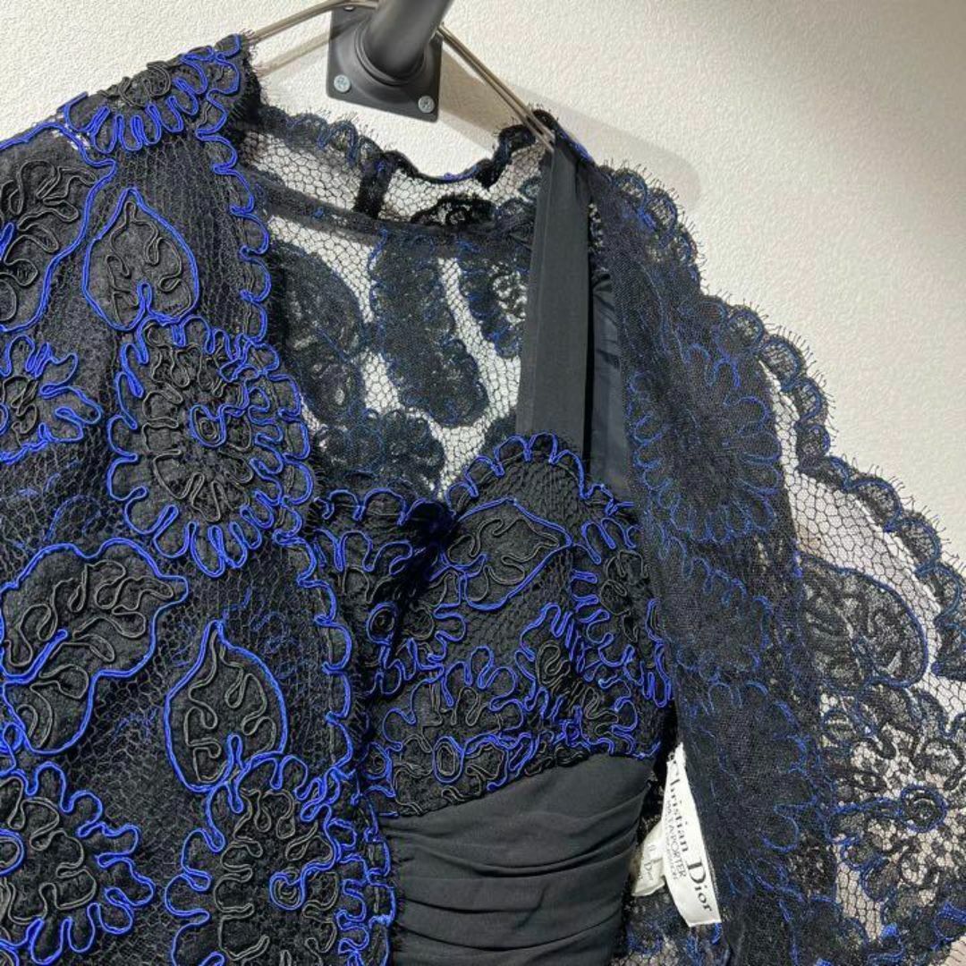Christian Dior - 希少 美品 Christian Dior 上質 レース ドレス Christian Dior - 希少 美品 Christian Dior 上質 レース ドレス