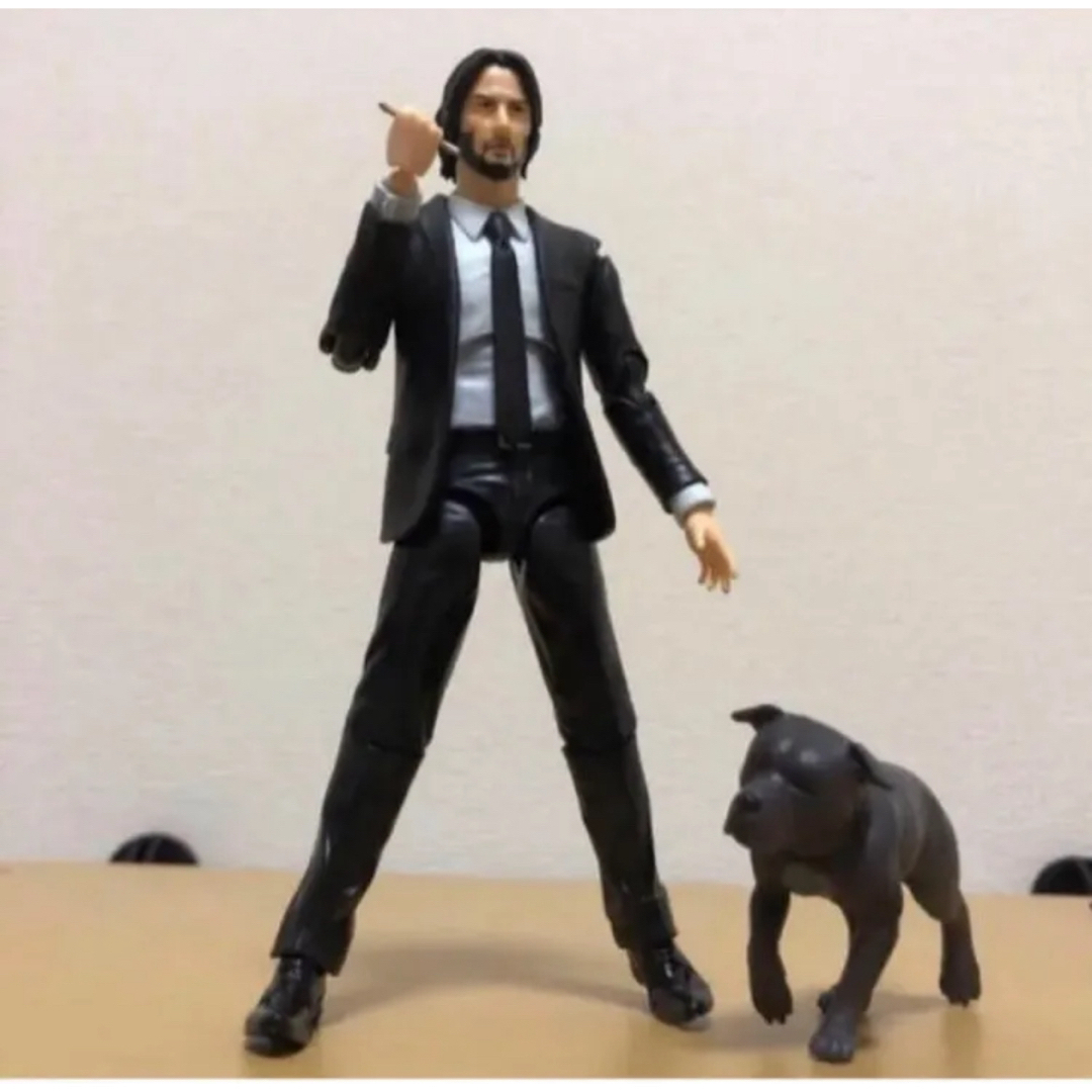 新品】ジョン・ウィック フィギュア キアヌ•リーブス 映画 ノー 新品】ジョン・ウィック フィギュア キアヌ•リーブス 映画 ノー