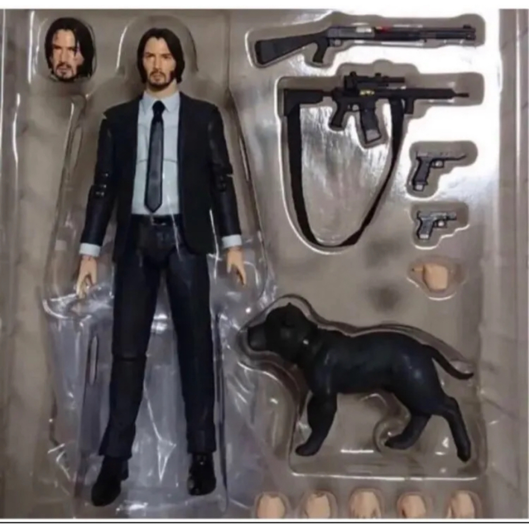 新品】ジョン・ウィック フィギュア キアヌ•リーブス 映画 ノー 新品】ジョン・ウィック フィギュア キアヌ•リーブス 映画 ノー