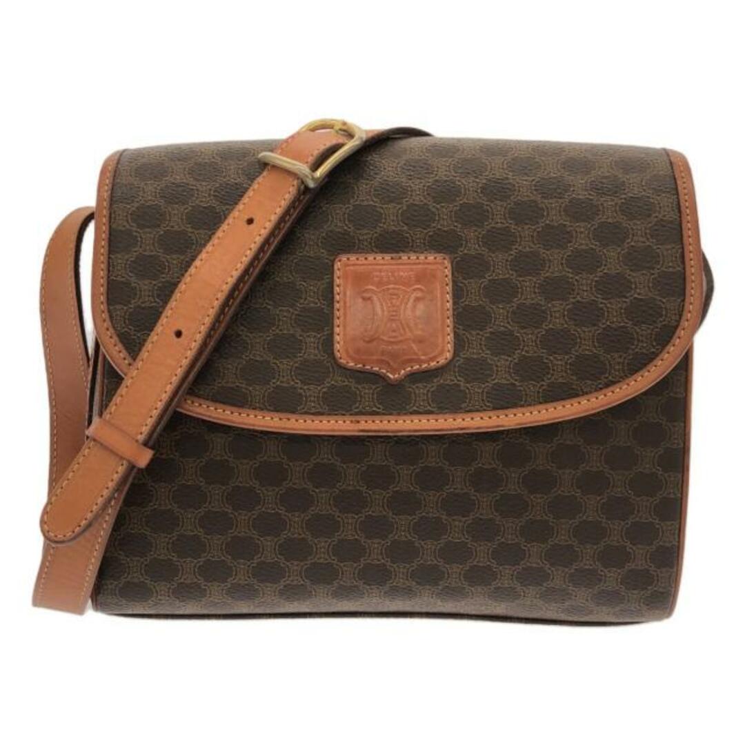 CELINE(セリーヌ) ショルダーバッグ マカダム柄 ダークブラウン CELINE(セリーヌ) ショルダーバッグ マカダム柄 ダークブラウン